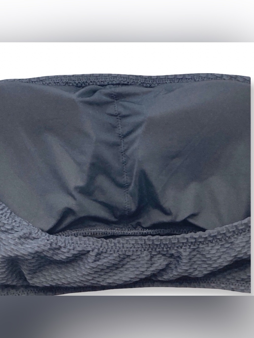 Aerie One Piece Full Coverage Swimsuit | Black Textured | XXL Long / Tall NWT - Picture 4 of 12